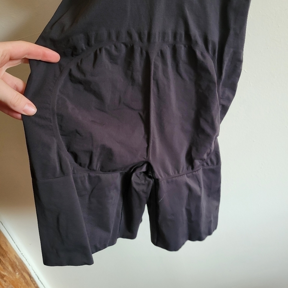 Spanx Shapewear One Piece Tank Top Shorts Black Compression 1X - Picture 11 of 13
